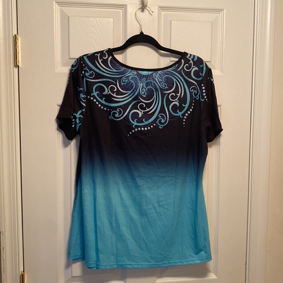 NWOT Multicolor Top…size L - Picture 2 of 4